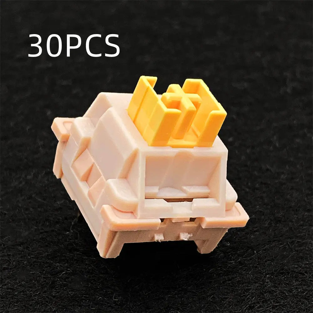 Silent Mechanical Keyboard Switches – Dustproof Custom Key Switch Set | Wireless Compatible (10–110 PCS) CJ