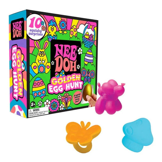 Easter Squishy Blind Box Toy Set - Surprise Golden Egg Sensory Collectibles