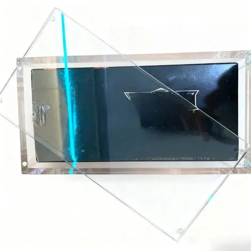 Magnetic Acrylic Display Case ? Clear Dustproof Collector Box for Cards, Figures & Collectibles TED