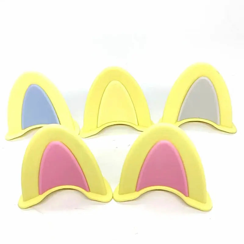 Helmet Cat Ear Accessories Cute Stick-On Helmet Decorations for Motorcycle & E-Bike TED