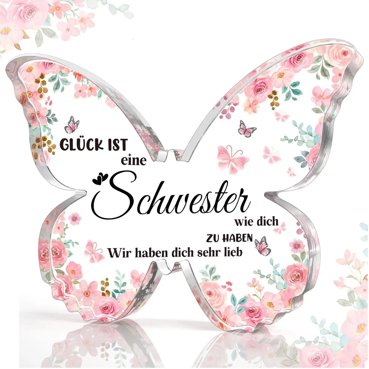 Butterfly Gift for Mom – Inspirational Acrylic Decor Mother’s Day Keepsake CJ