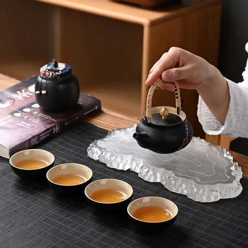 Ceramic Kung Fu Tea Set Gift Box – Chinese Tea Ceremony Set | Luxury Tea Gifts for Home, Office & Special Occasions CJ