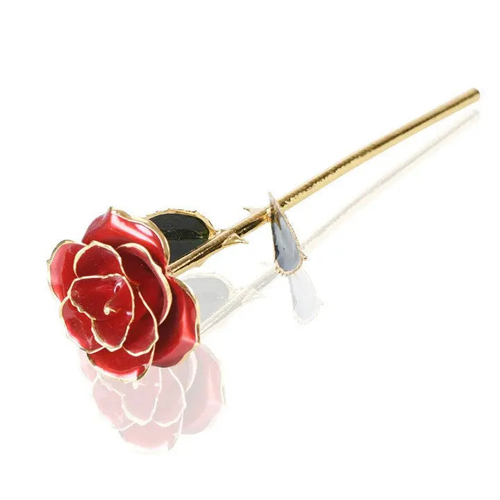 Eternal Painted Rose Gift ? Hand-Painted Mirror Gloss Flower in Luxury Box | Forever Love Keepsake TED