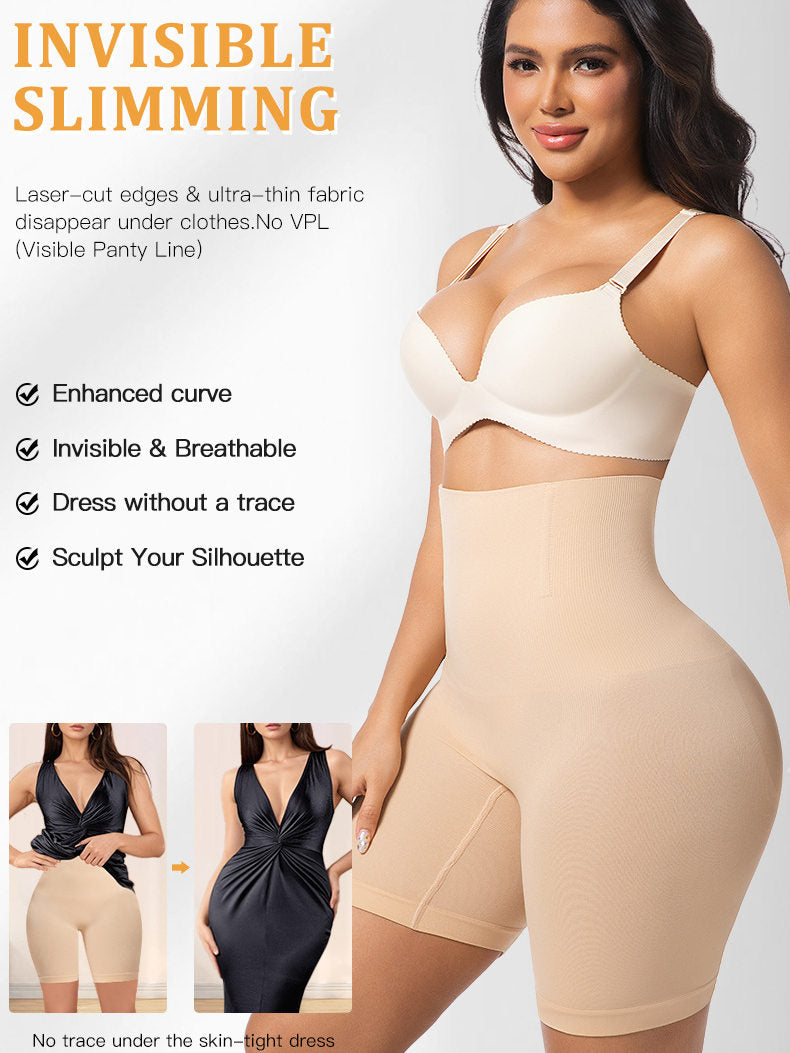 High-Waisted Tummy Control Shapewear Shorts | Seamless Butt Lifting Body Shaper - EverCharm Gifts