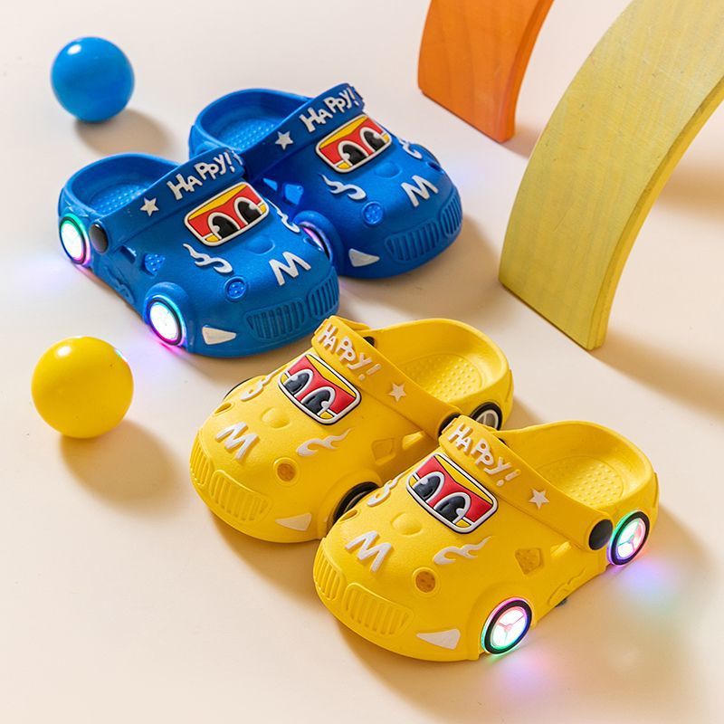 Kids Glow in the Dark Slippers | Soft Non-Slip Summer Indoor PVC Sandals - EverCharm Gifts