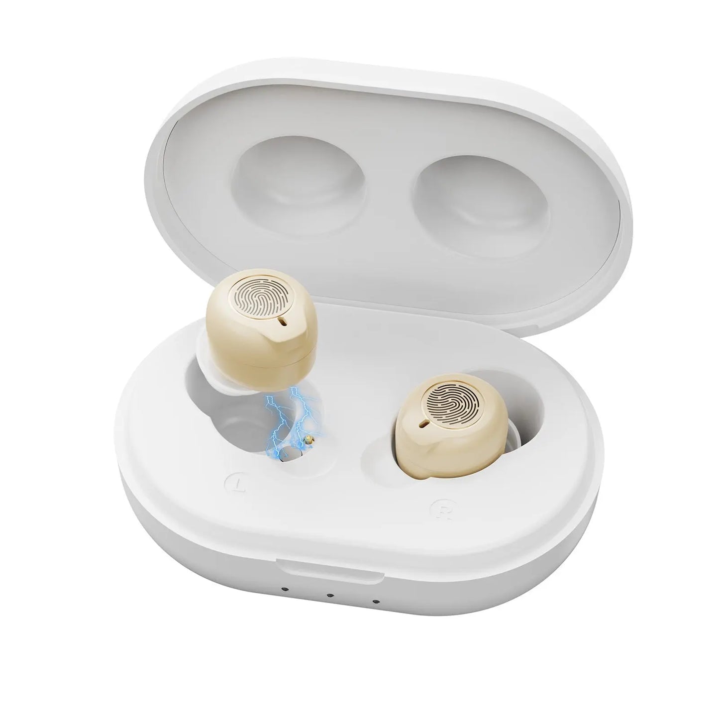 Wireless Hearing Aid with Magnetic Charging Invisible In-Ear Sound Amplifier TED