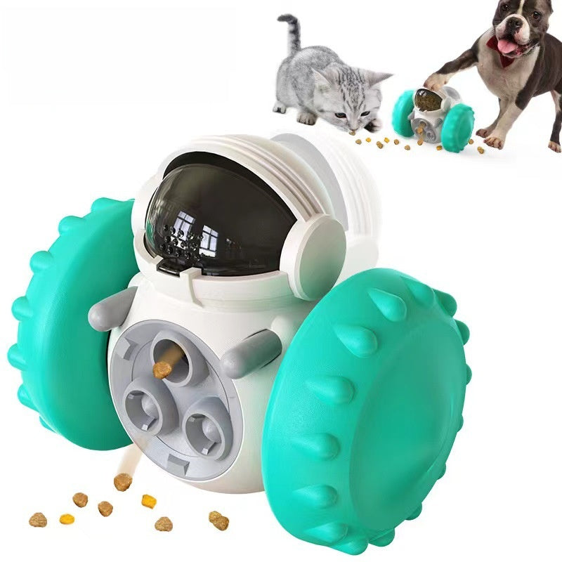 Interactive Pet Food Dispenser Puzzle Toy - Treat Dispensing Dog Enrichment Toy | IQ Training Slow Feeder for Pets TED