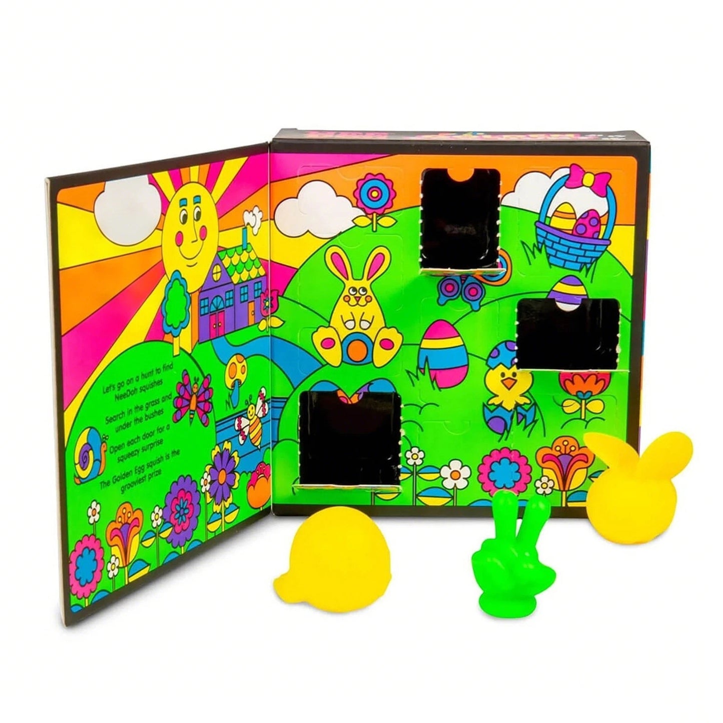 Easter Squishy Blind Box Toy Set - Surprise Golden Egg Sensory Collectibles