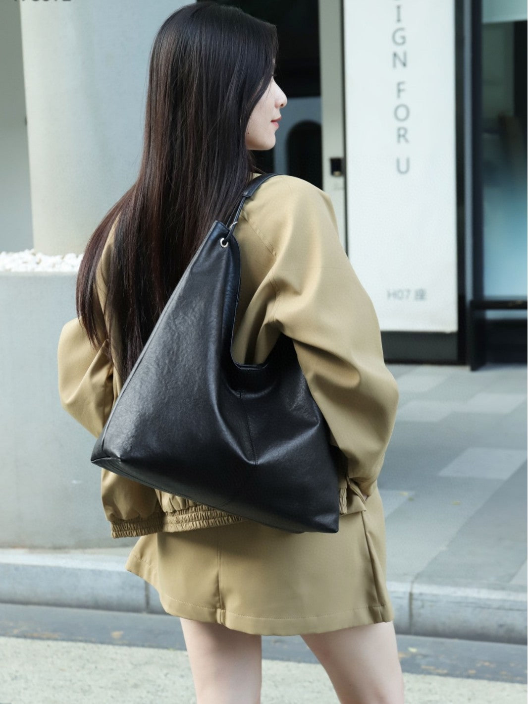 Genuine Leather Shoulder Bag - Large Capacity Shoulder Handbag