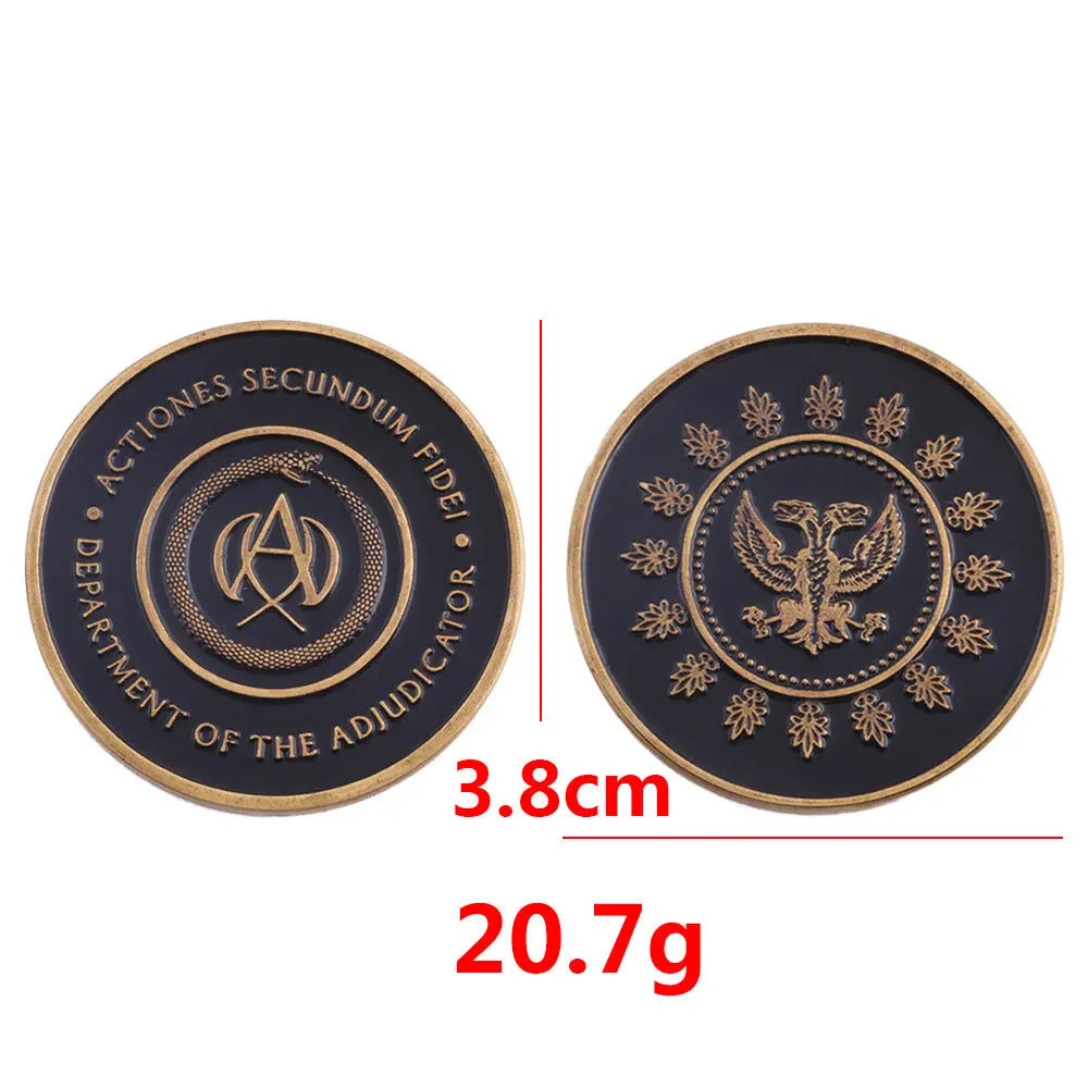 Commemorative Collectible Coin – Alloy Plated Souvenir Display Piece CJ