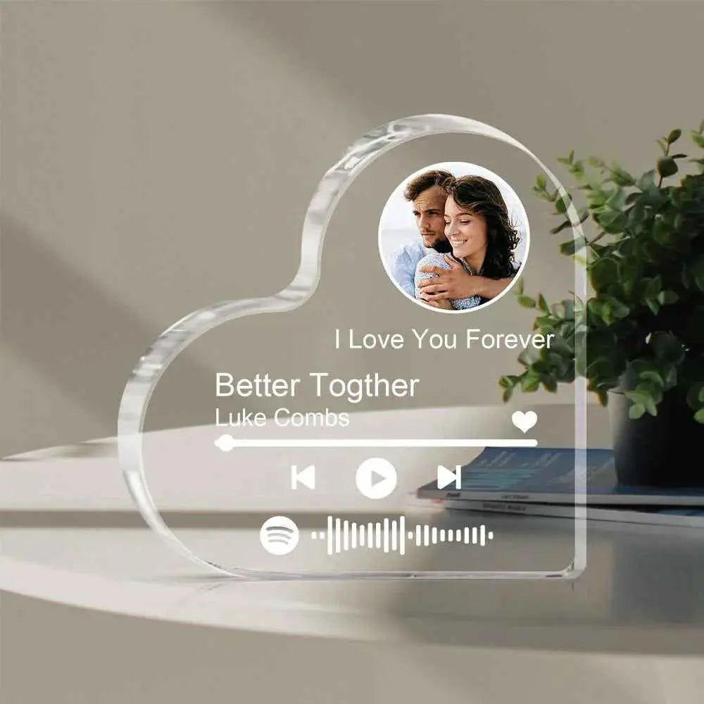 EPR Personalized Gift Photo-Projection Heart for Romance